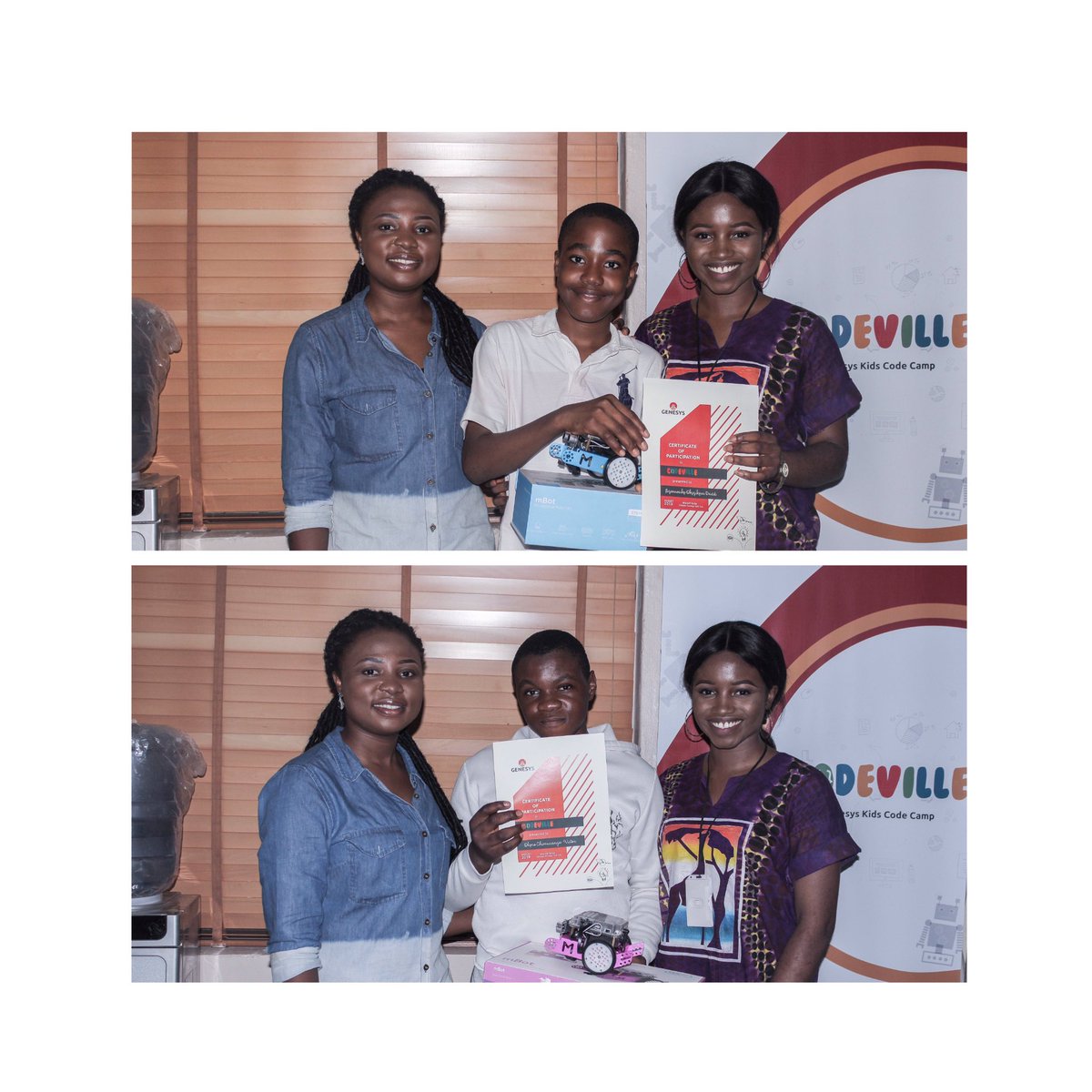 genesystechhub's tweet image. Special thanks to the coordinators, @ChigoziemUduma and @_zamey, our learnable tutors and our facilitators. Y’all made this a success. 

To our amazing codevile kids, we say Welcome!
#weAreGenesys #codeville
2/2