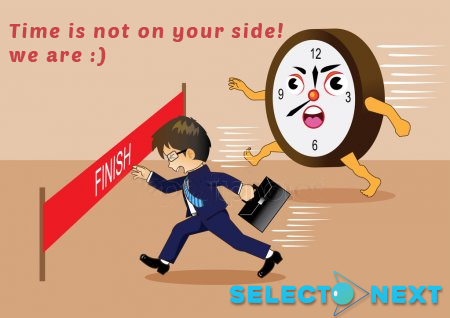 Time is not on your side! we are :) meet selectnext.net and start outsourcing your couriers and local shifts that consume your time #Rabat #Business
