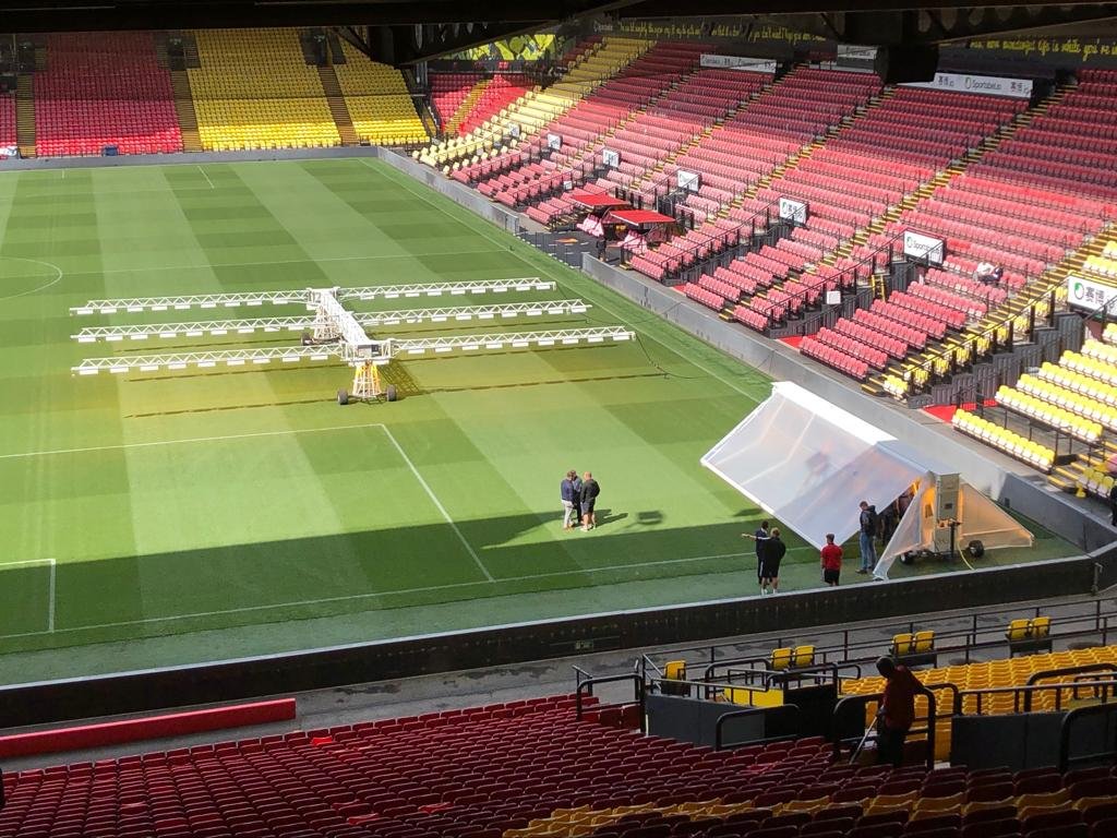 SGLsystem's tweet photo. First presentations ✔️
Networking lunch ✔️
Next up ➡️ Pitch visit led by Scott Tingley, Head Groundsman of @WatfordFC! (@tingers_123) #ukshowcase🇬🇧 #IQ55 #MU360 https://t.co/ifsvfvSR5V
