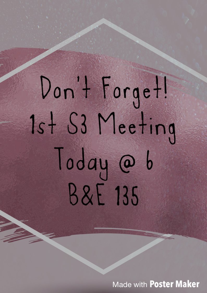 S3_USCA's tweet photo. Meet us thereeeeee 💜 https://t.co/DFxVSX2kSi