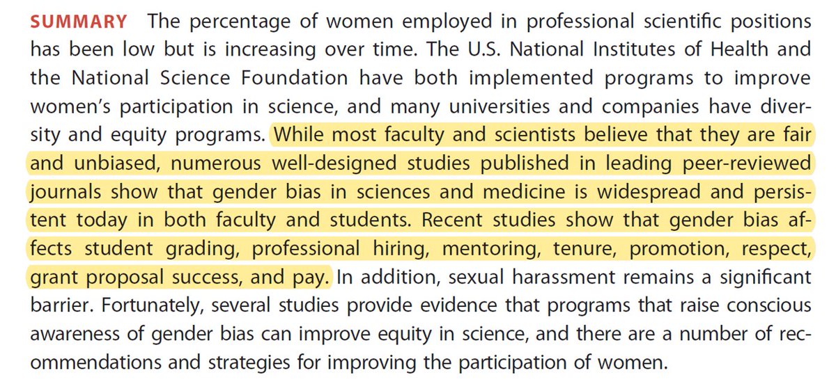 Does gender bias still affect women in science? A review of evidence by @Roper_Lab bit.ly/2lQuXv5