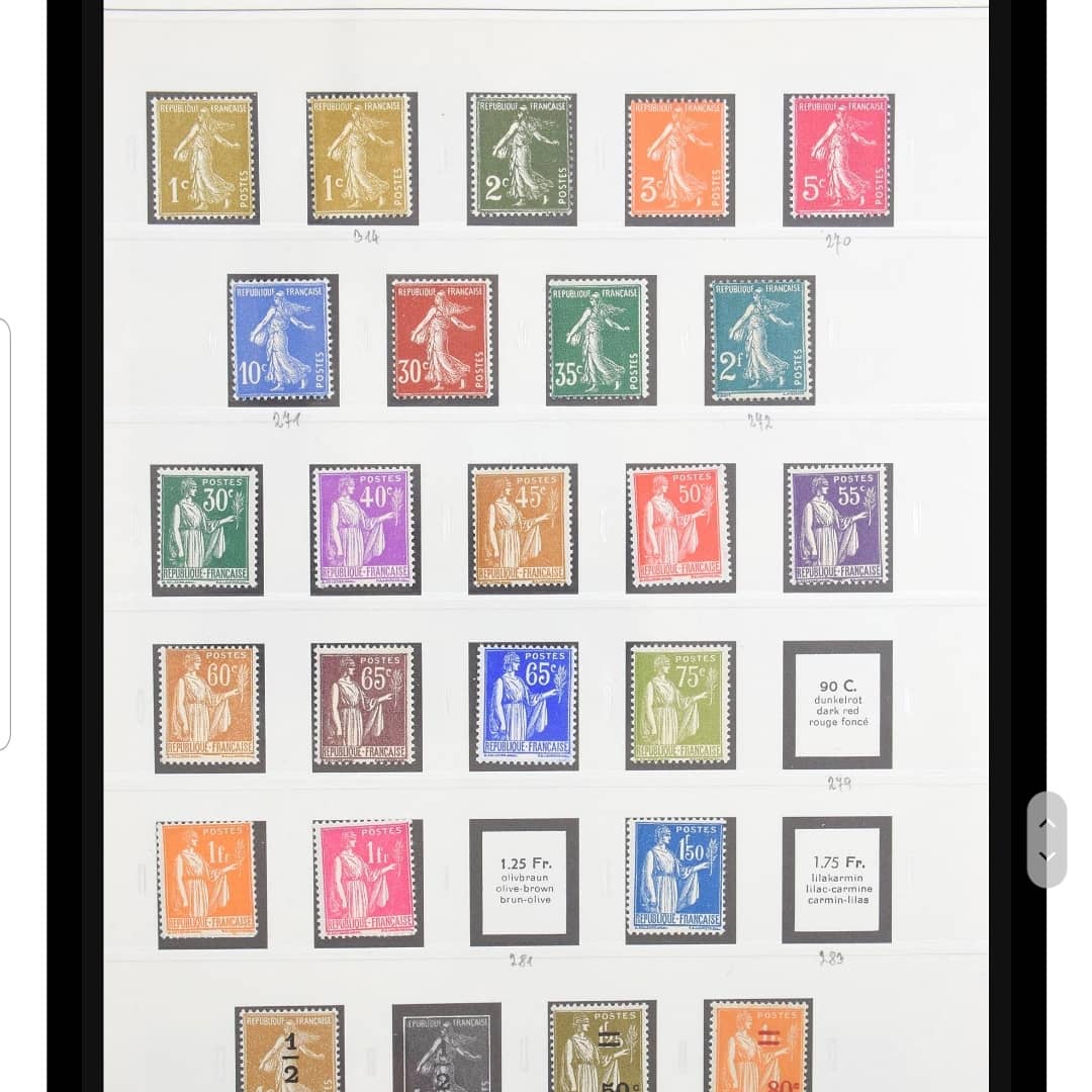 SMITSPHILATELY1's tweet photo. #stampstobuy #stampsoffrance 1922-1984, 1100 euro, #catalogus value 11000 euro!! #oldstamps #smitsphilately #timbres #sellos #frimarken #briefmark #филателия #марки #postzegelveiling #postzegelstekoop #stamphouse #francobolli https://t.co/xQCpsp3xa7