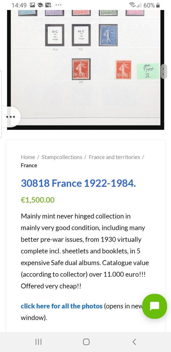 SMITSPHILATELY1's tweet photo. #stampstobuy #stampsoffrance 1922-1984, 1100 euro, #catalogus value 11000 euro!! #oldstamps #smitsphilately #timbres #sellos #frimarken #briefmark #филателия #марки #postzegelveiling #postzegelstekoop #stamphouse #francobolli https://t.co/xQCpsp3xa7