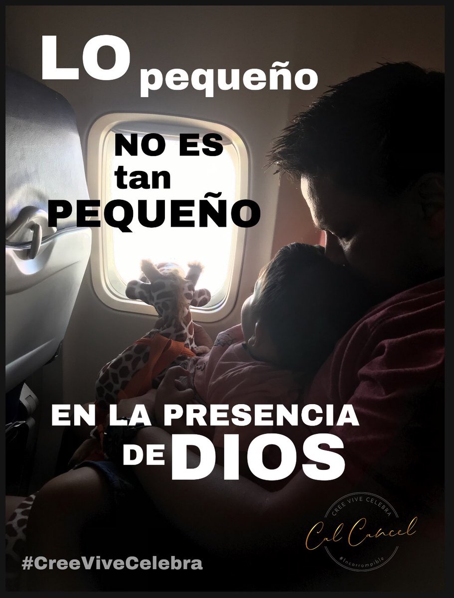 El propósito de Dios es más poderoso que el pronóstico médico. Los especialistas decían que era difícil tener un hijo. Hoy abrazo el milagro y cada día veo el poder y la gloria de Dios. Lo pequeño no es tan pequeño como luce. Fíjate en tu alrededor.
#CreeViveCelebra