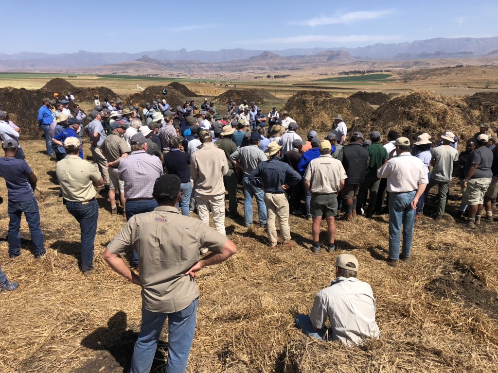 NoTillBill's tweet photo. Wonderful field visit at #notillconference the earthworm scientist has become more accomodating of the idea that fertilisers & herbicides are not all bad https://t.co/XLhlvJLw9y