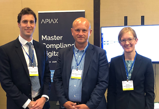 ApiaxCOM's tweet photo. Great to see so many of you at the panel discussion with @aosph and @creditsuisse this morning at #TSAMLondon! An interactive session with lots of brilliant questions from the audience.

#TSAM2019 #AssetManagement #FundDistribution https://t.co/kVPSnKjhnA