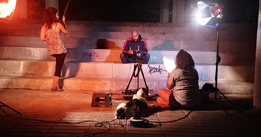 Grabando anoche las entradillas de los programas 83 al 86. Séptima temporada. 
No intenten hacerlo en casa.
#hazlotú
#subiendoelnivel
<a href="/ElChojin_net/">El Chojin - Oficial</a>
@eude_oficialazo
B.Boy Manu, Looder
@suso33
@grupoarea51
<a href="/ivansanzvalles/">IVO</a>
#hiphop
#graffiti #breakdance #rap #dj #beatbox