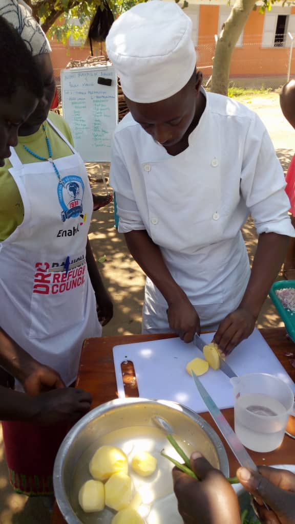Happening now: EUTF project is training 23 refugees in bakery at Maaji II refugee settlement in Adjumani. After the training, learners are able to either start small businesses or get gainful employment.
