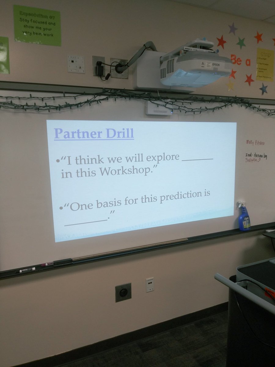 RCMSLitcoach's tweet photo. Student modeling powerful academic discussions using partner talk and academic interaction frames. This teacher has consistently modeled and practiced building on partner response in READ180. Well done Ms. Akrong! @simmonsteacher @CampbellK1EDU @SSCMSStallions @Ms_Reiman https://t.co/Rkq9d9wTQW