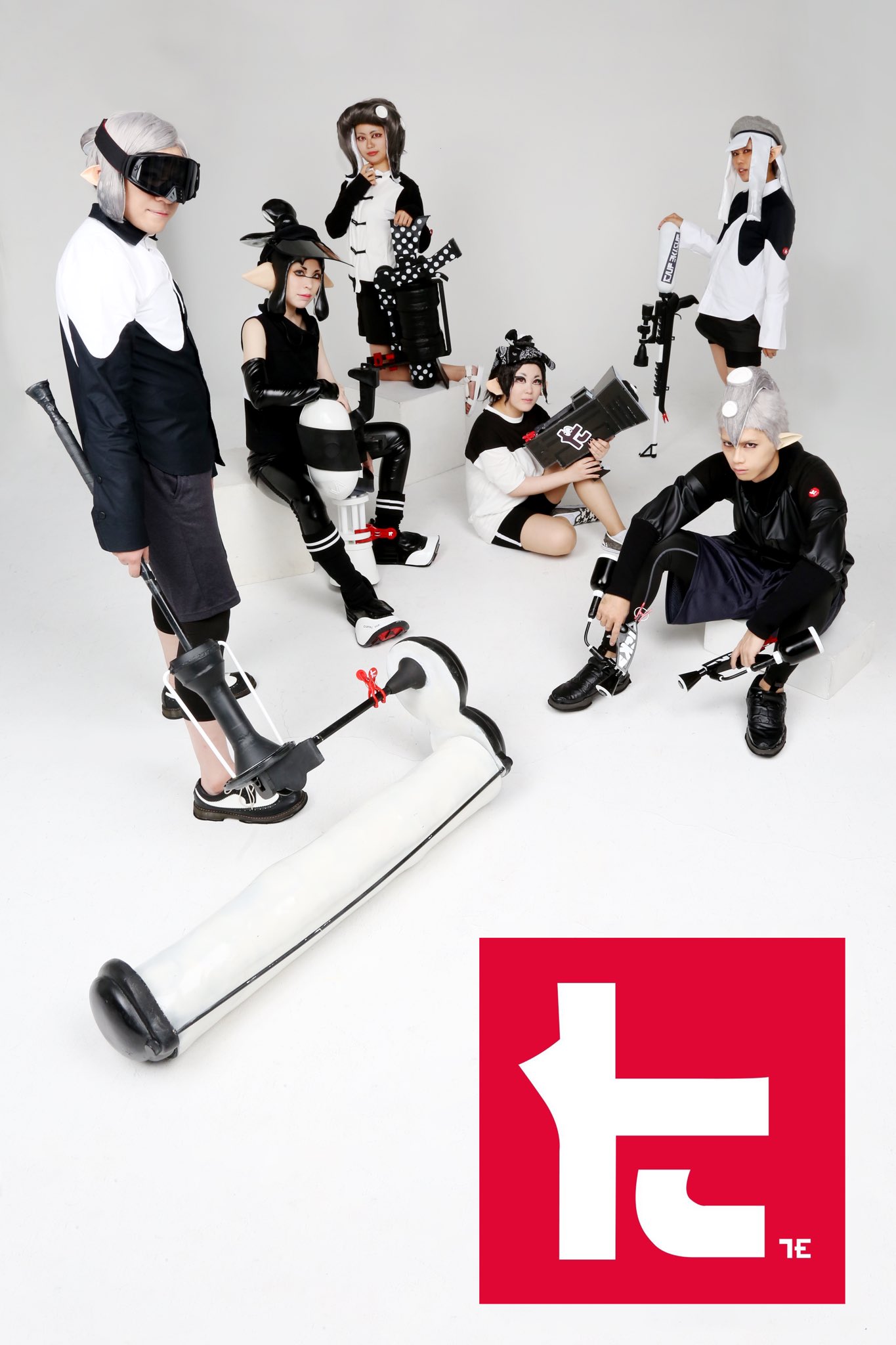 力を誇示し始めあきこ スプラトゥーン2 コスプレ タタキケンサキ ベッチュー武器 世界を 白 黒 に塗りつぶせ Photo Hungpapa イカコス Splatooncosplay 0706アイチタタキベッチュー T Co Zy7bs6oth7 Twitter