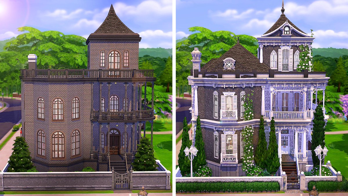 Sims 4 gothic house booville