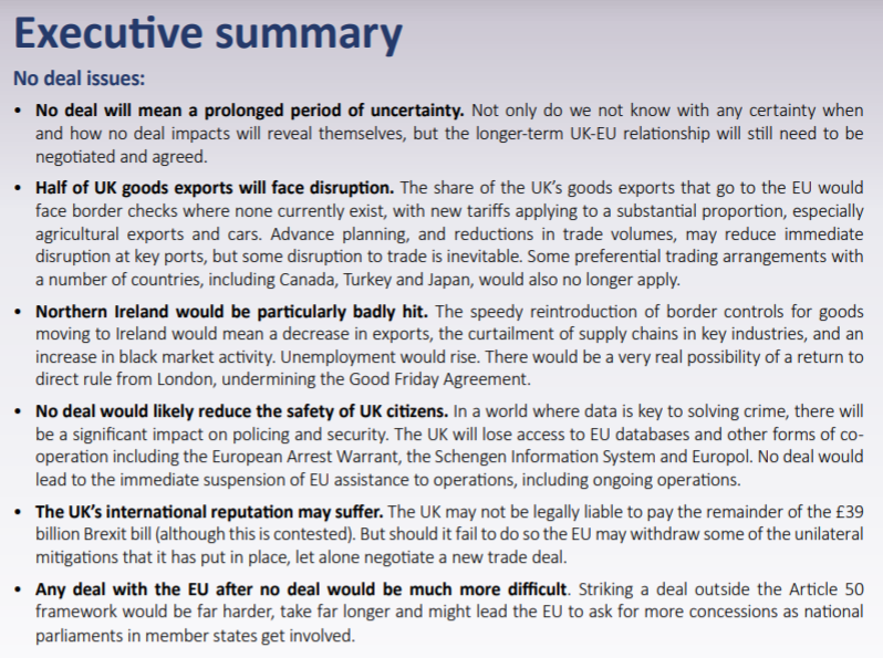 And it's  #NoDealBigProblem according to the  @UKandEU report on the impact of NoDeal Brexit  https://twitter.com/UKandEU/status/1169222997049319424  #FaceTheFacts