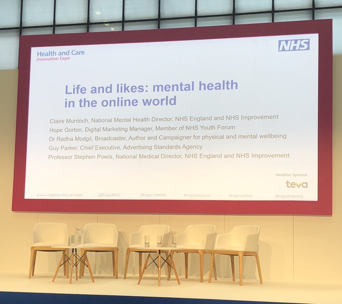RuthWilsonQI's tweet photo. Looking forward to hearing about mental health and the online world #Expo19NHS #yhahsn https://t.co/GNe6klWe4p