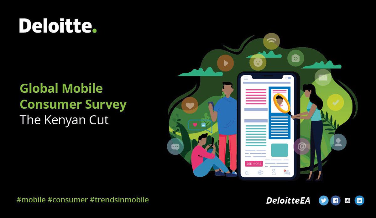 DeloitteKenya's tweet photo. We're excited to launch the Kenya Mobile Consumer Survey report! Explore how consumers are using their mobile devices in Kenya.
#mobile #consumer #trendsinmobile
https://t.co/zawr4WGVhM https://t.co/bwqP04GIdJ