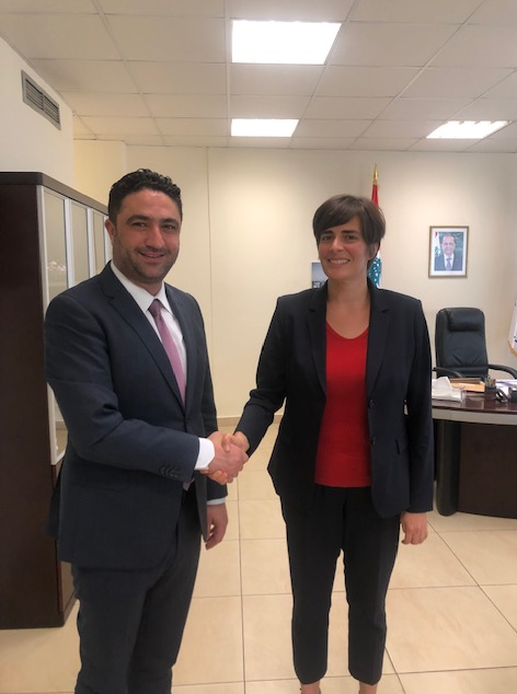 CanadaLebanon's tweet photo. Ambassador Lamoureux met with Minister of State al-Gharib to discuss the refugee situation in Lebanon. Since 2016 Canada has provided $244M in international aid to Lebanon and resettled a significant number of Syrians from Lebanon. https://t.co/PyexqF1lRZ