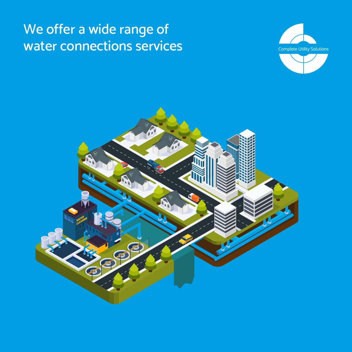 cu_solutions's tweet photo. Looking for support with water connections? Our team of experts provide the following services:

✅ New supplies (from inception to completion)
✅ Temporary builders supplies
✅ Infrastructure diversions
✅ Network reinforcement
✅ Disconnections

https://t.co/QMy67j9rPp https://t.co/JWJ65zJ6Fm