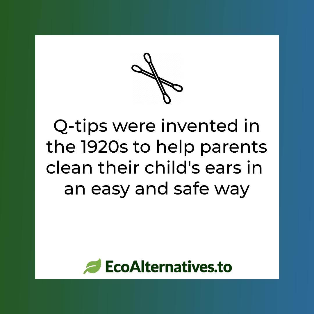 Q-tips shouldn't be put anywhere near your ears! But if you do need to use them, find some #EcoFriendly alternatives  here: ecoalternatives.to/product/cotton…
