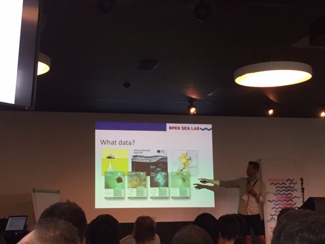 EMODnet's tweet image. We are thrilled to collaborate with @CMEMS_EU and @ICES_ASC for @OpenSeaLab 2019: Pascal Derycke, Technical Coordinator #EMODnet Secretariat; Neil Holdsworth, Head of Data at @ICES_ASC and Fabrice Messal, Head of Training and Communications @CMEMS_EU showcase data + products