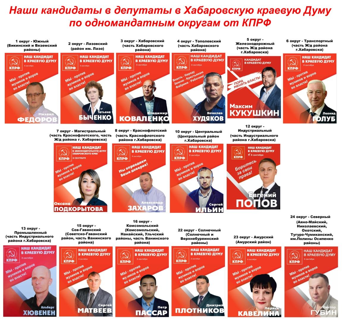 Листовки КПРФ предвыборные