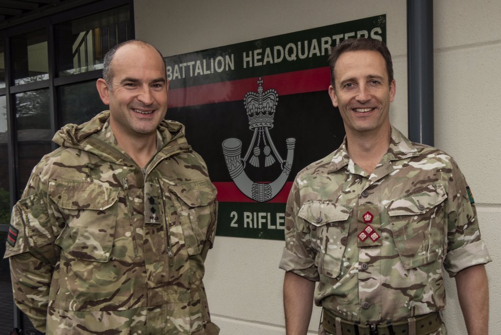 Thrilled to welcome our new Brigade Commander @ArmyComd51X, with his team, to Lisburn this week #belonging #newteam