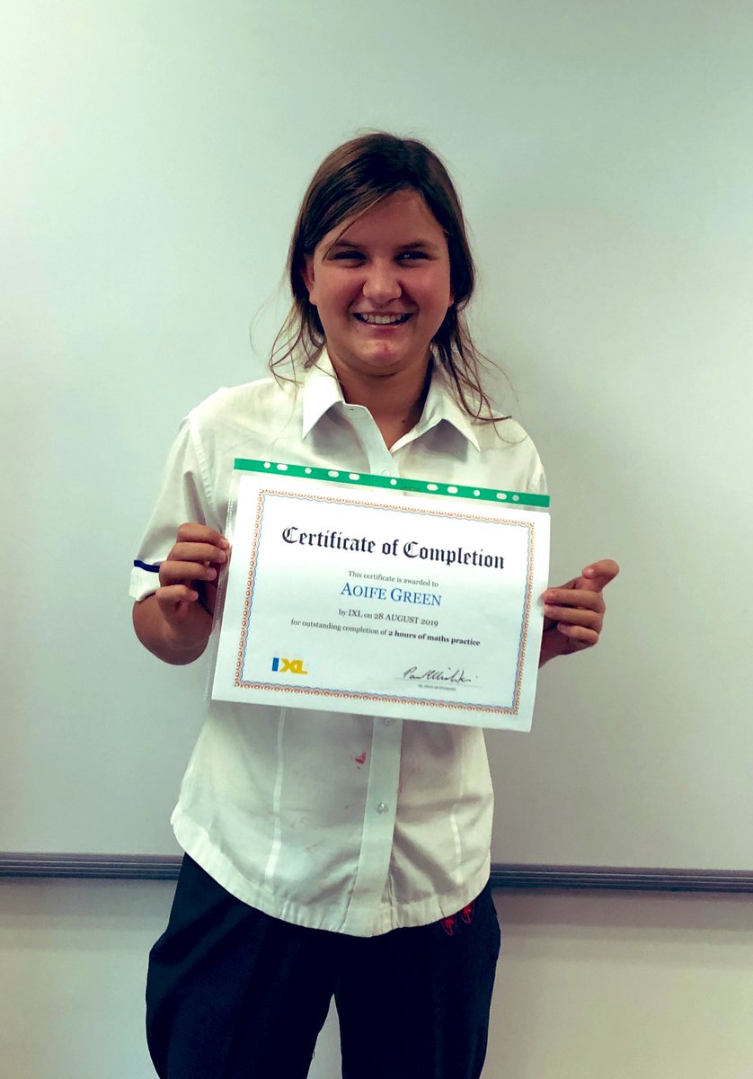 DESCInclusion's tweet photo. Our students have been working hard through the summer. 😊Congratulations Aoife for a fab job! 🎉 https://t.co/dMT3BWADRP