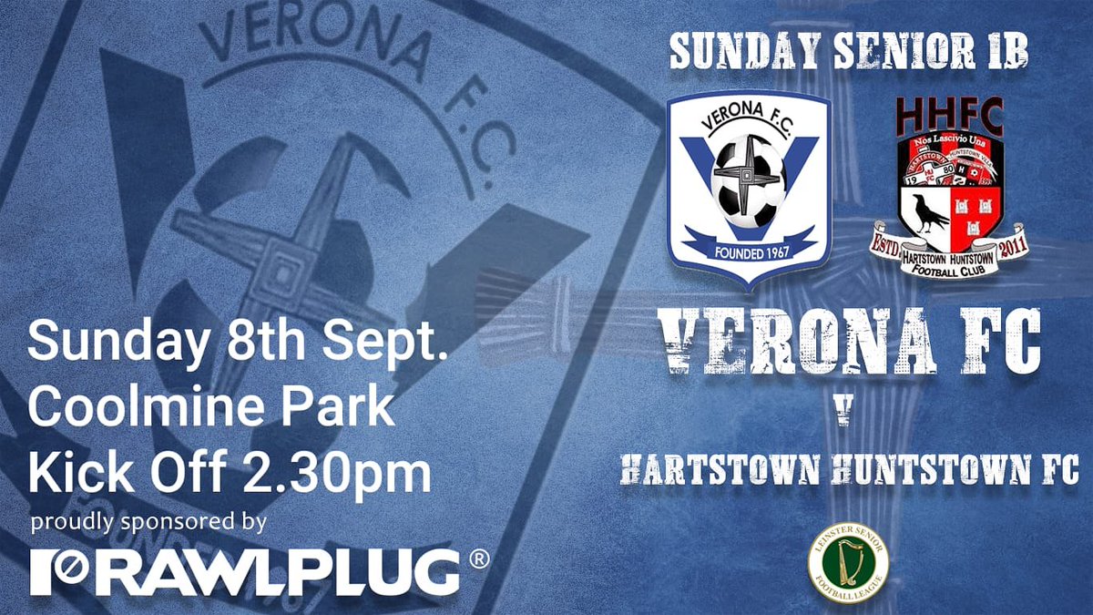 Our <a href="/LSLLeague/">Leinster Senior League</a> Senior 1B side need to lift themselves after last weekend's result so no better way to do it than against local rivals <a href="/HHFC2013/">Hartstown Huntstown FC</a> this Sun at 2.30pm. 

Let's get down to show great support for both local teams going head to head. Best of luck to all involved ⚽⚪🔵