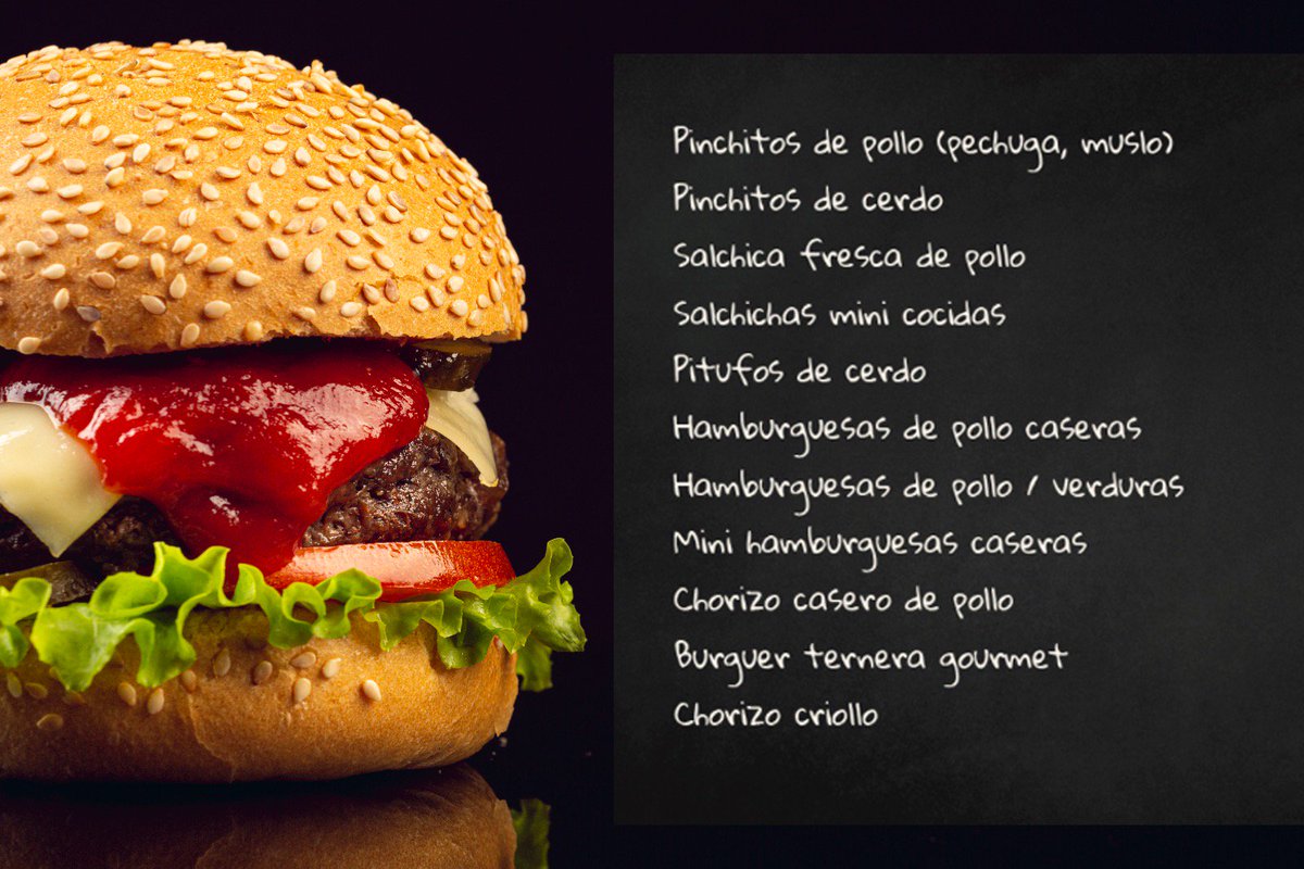 Todos nuestros #elaborados #frescos son de una calidad suprema. Si eres fan de las #hamburguesas de ternera 🍔 o de cualquier producto que aparece en nuestra lista, ¡corre a por él! 😁😉