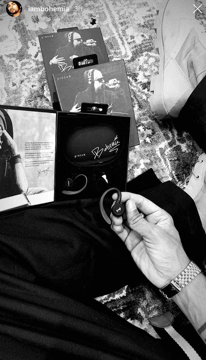 KaliDenaliMusic's tweet image. Have you ordered your @procusgo BOHEMIA TWS Headphones 🎧 yet? Visit ProcusGo.com/Bohemia NOW #ProcusBohemia #procus #kalidenalimusic