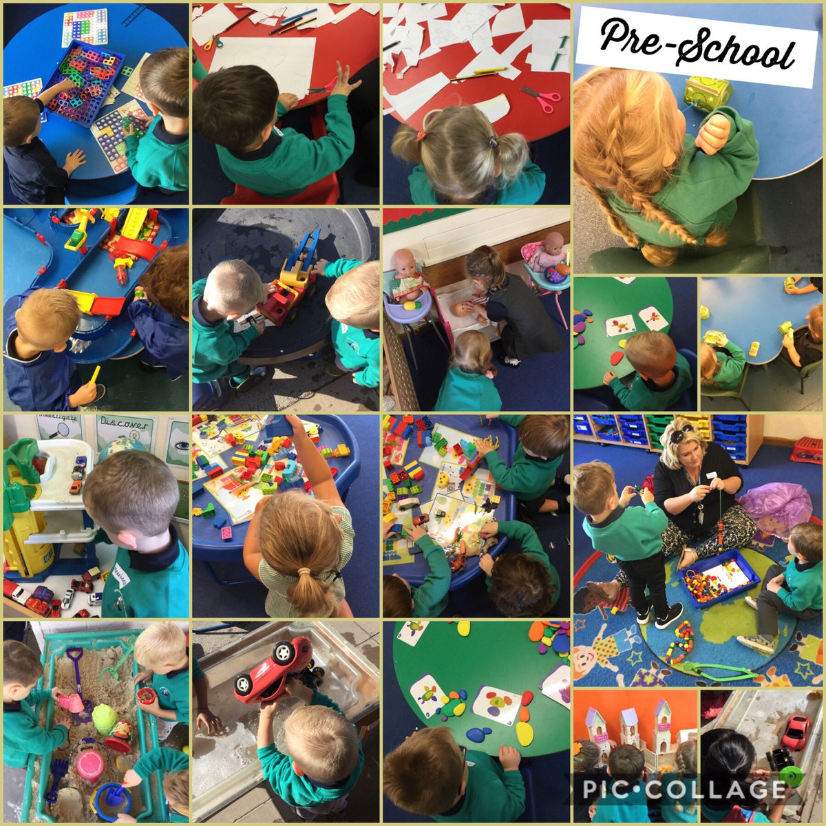 Heronswood_Sch's tweet image. First day back at Pre-School and the children have had a lovely morning! #EYFSfun