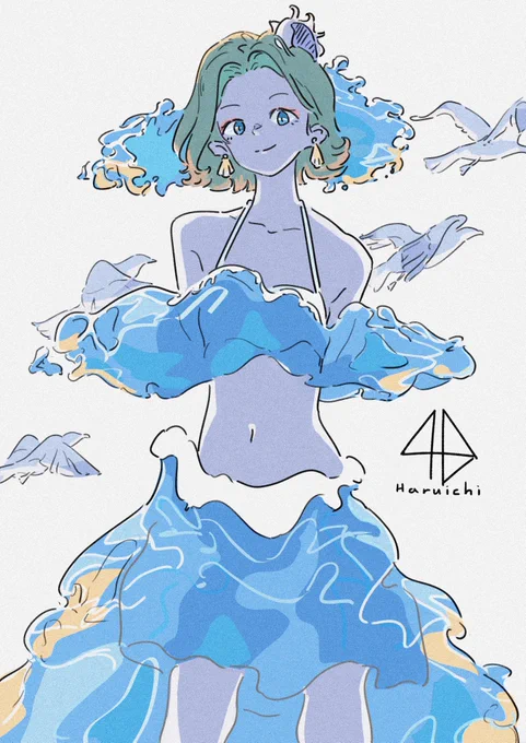 「海色のドレス。」 