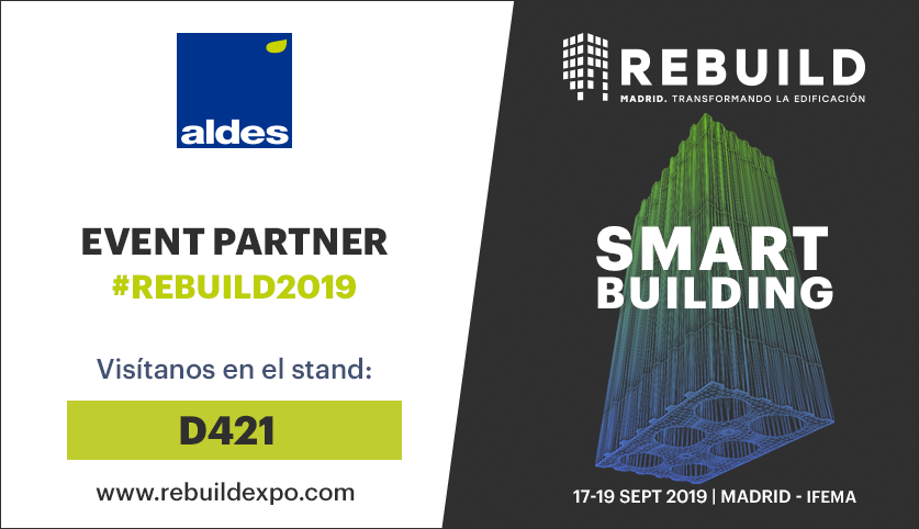 rebuildexpo's tweet photo. Del 17 al 19 de septiembre @aldes_spain te espera en #REBUILD2019. Descubre sus novedades en #clima #EficienciaEnergética en el stand D421. Consigue tu pase en https://t.co/h3ddJ9KAK0" https://t.co/GfcSyxUYEG