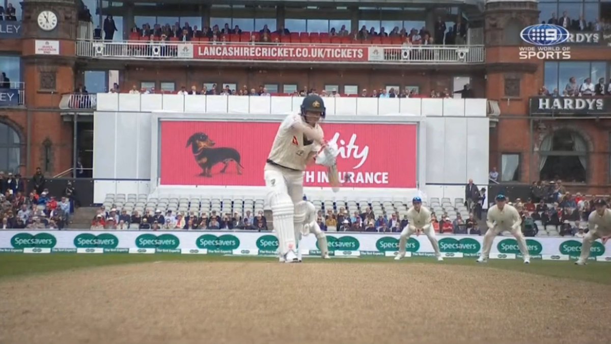 NewsCorpCricket's tweet photo. WICKET!

DISASTER for Australia - Warner is OUT 4th ball of the day, half-leaving Broad, who's dismissed him 5 times now. Second ball duck and cops a wave of boos on the way off. Labuschagne next up.

AUS 1/1 - live blog: https://t.co/AX8nlJ2bhs

#Ashes #ENGvAUS #Broad #Warner https://t.co/p6Rt5CZEt1