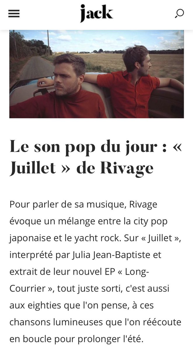 RIVAGE tweet media