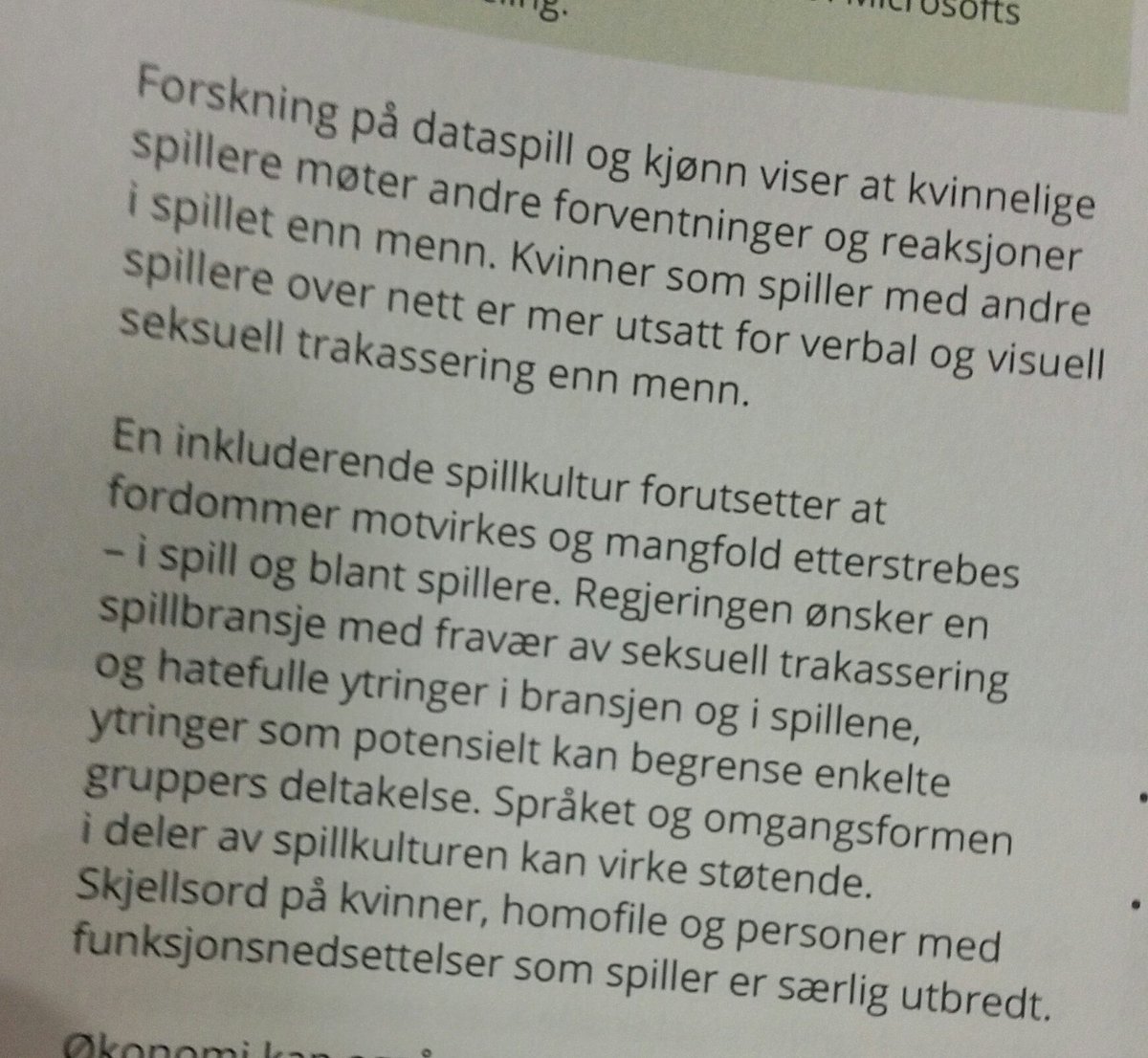 Spillpikene's tweet photo. Utdrag fra regjeringens dataspillstrategi for 2020-2022: https://t.co/IsivAU2HGm