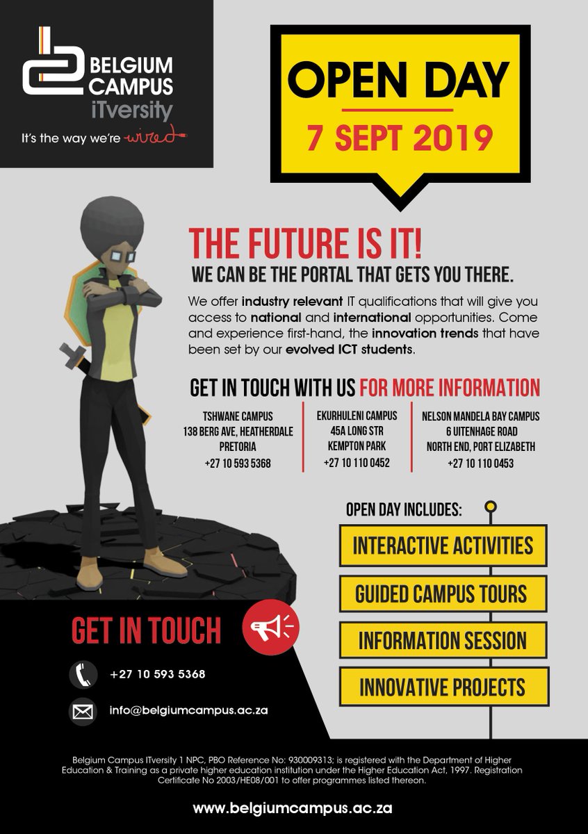 BelgiumCampus's tweet photo. 2 days 'til our last #OpenDay of the year. Innovate, explore and get future-fit with us! Look forward to incredible #innovation projects, a #LANWars event, class demonstrations and much more.  Prizes including a #drone &amp; #VR glasses up for grabs. You don't want to miss this! https://t.co/8zKOrefH5b