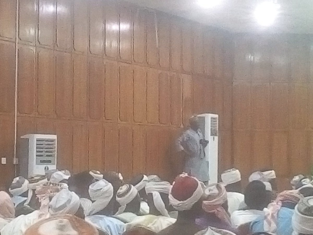 calped4devt's tweet photo. Happening now: @calped4devt at the @kadunanorthlg town-hall meeting on Citizens participation in the #CommunityDevelopmentCharter process holding at Arewa House Auditorium, Kaduna.

@ogpkaduna
#KDCitizensEngageBudget https://t.co/JAcI2KPLaE