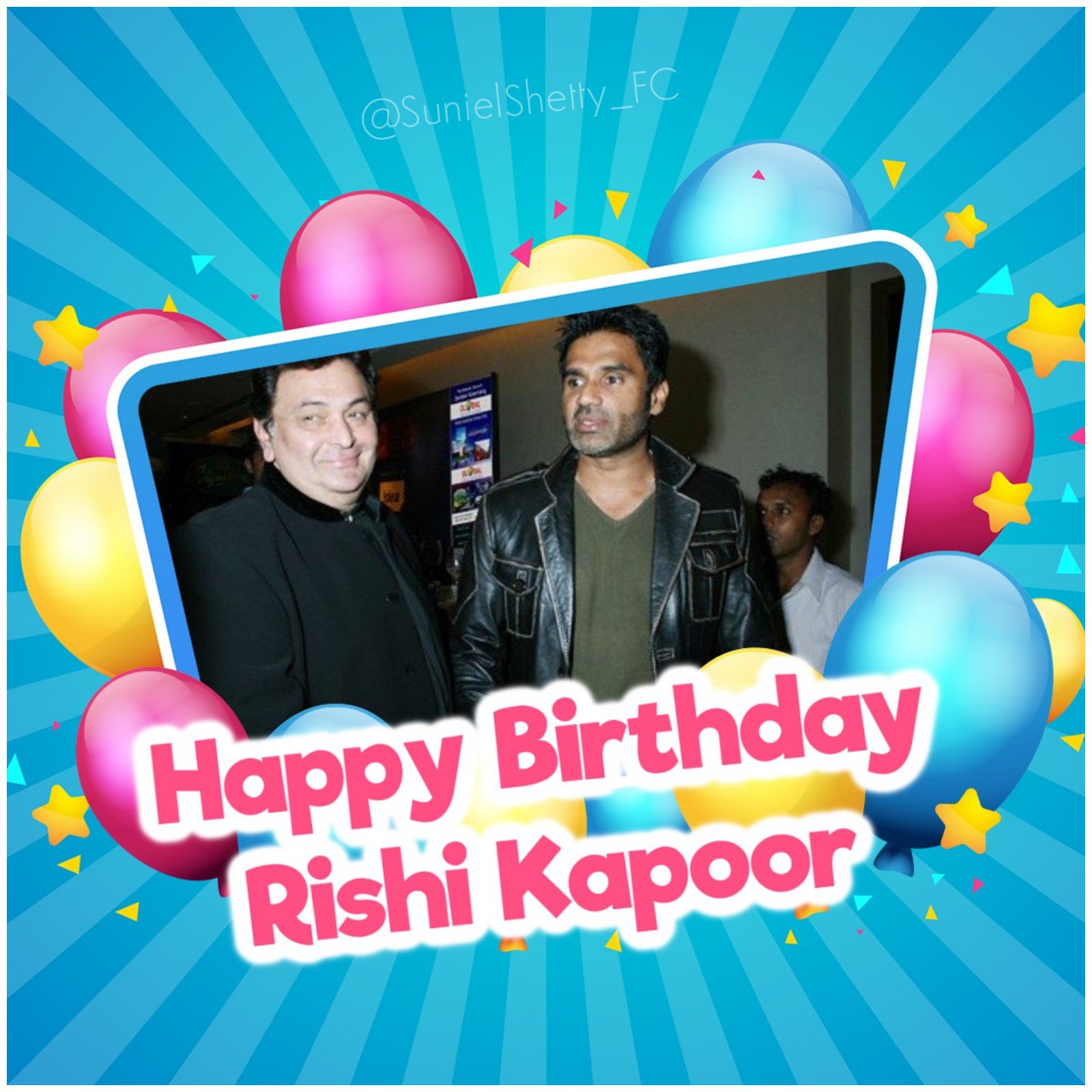 Wishes a very happy birthday to legendary actor Rishi Kapoor ..   