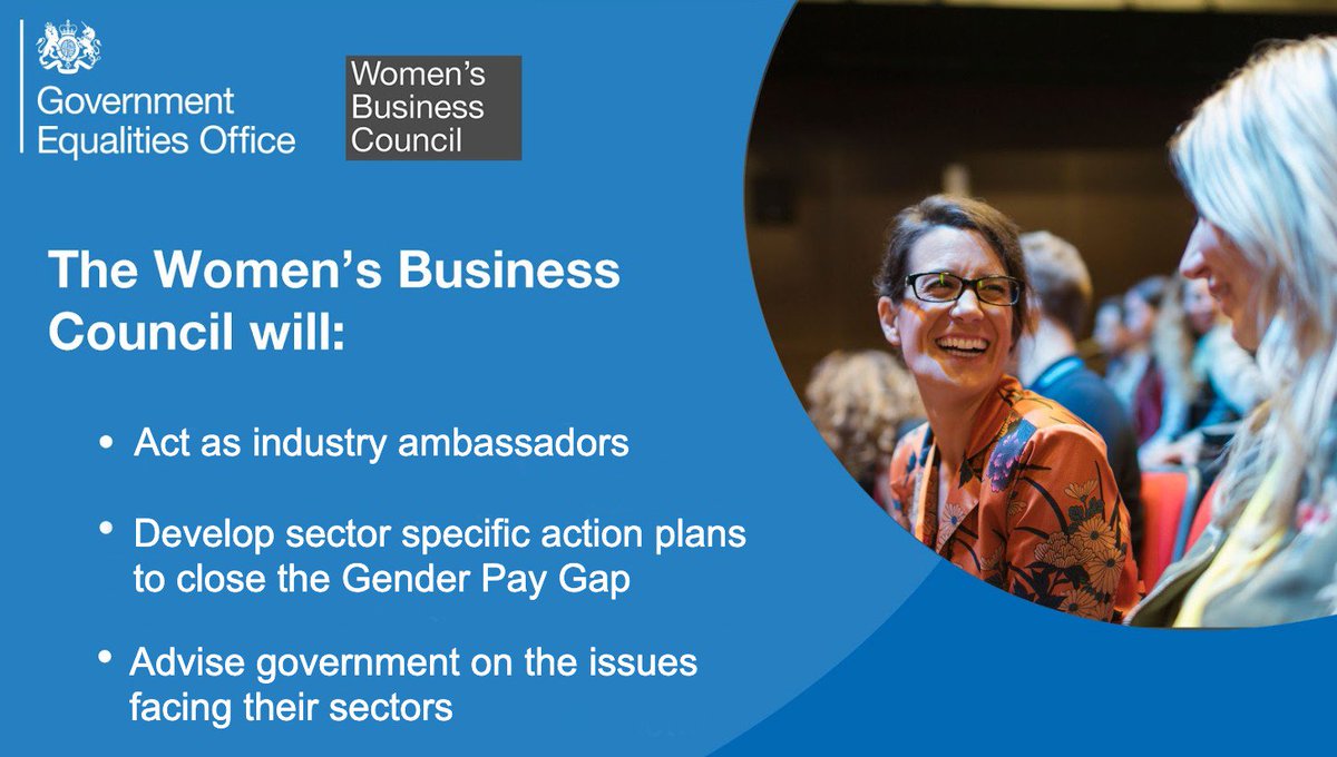 Today we are excited to unveil the new-look #WomensBusinessCouncil. Read more on how the council will be working hard to tackle the #GenderPayGap, one sector at a time >> womensbusinesscouncil.co.uk
