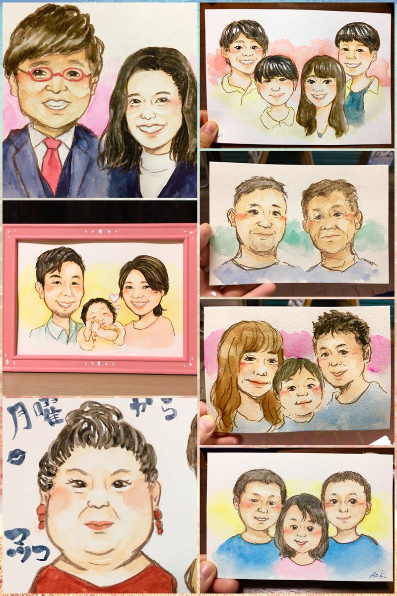 中村青嗣 似顔絵 イラスト フリーマーケット 今週末 横浜みなとみらいのフリマに似顔絵で出展します 長時間の似顔絵出展は初です W ぜひ遊びに来てください 9月8日 10 00 16 00 みなとみらい日本丸メモリアルパーク 横浜市西区