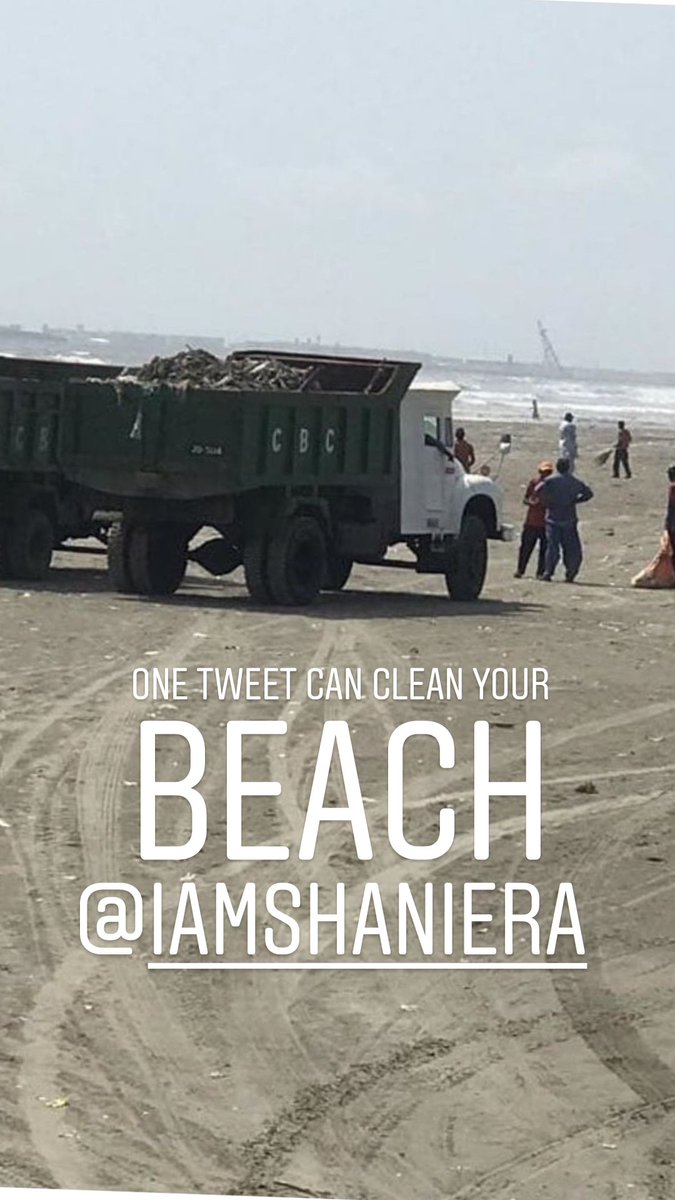FriehaAltaf's tweet photo. So proud of you @iamShaniera A tweet from you helped do this. #karachibeach #environment #keepkarachiclean https://t.co/o28laB09If