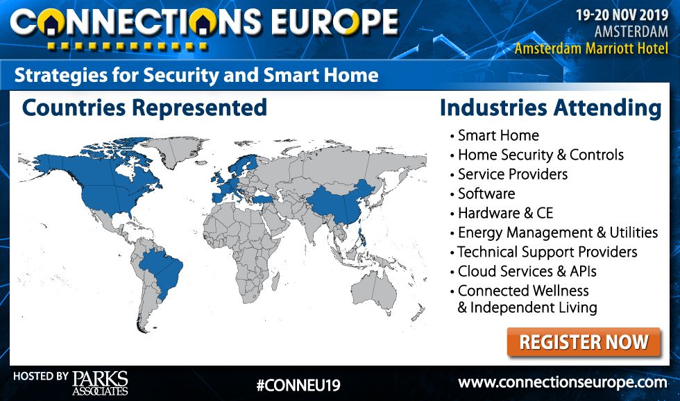 Who attends #CONNEU19? Each year, attendees from across the world assemble in #Amsterdam to discuss #smarthome and #IoT trends/innovations. Add your name to the attendee list: bit.ly/CONNEU