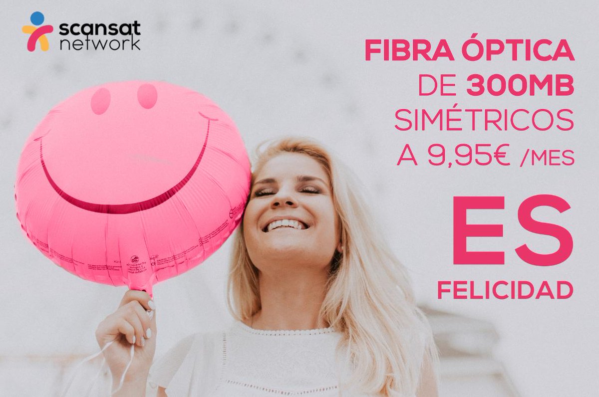 ScanSatNetwork's tweet image. Consigue tu Fibra Óptica con ScanSat Network por solo 9,95€ al mes*
300MB SIMETRICOS 😃😃
'
* Primeros cuatro meses, luego 24,90€
'
'
#Torrevieja #costablanca #oferta #chollo #felicidad