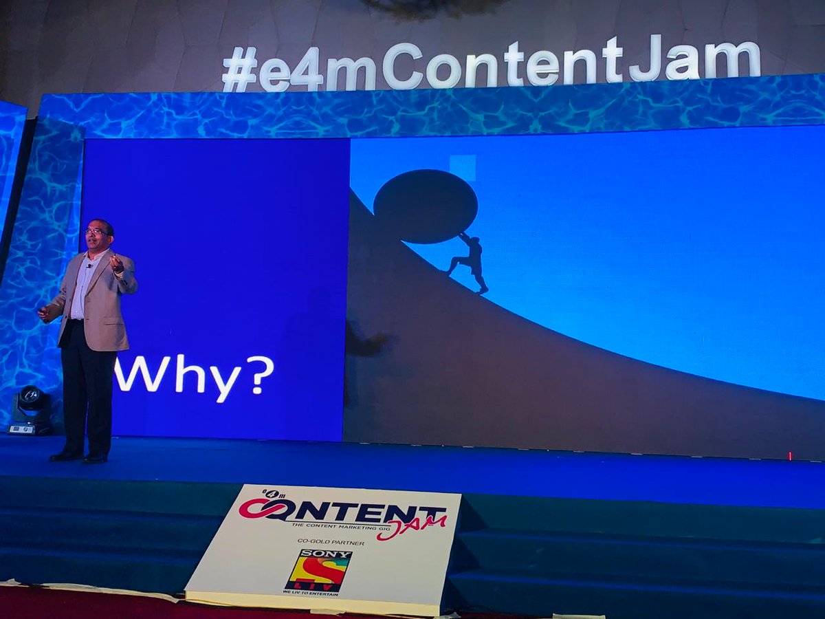 exchange4media group (@e4mtweets) on Twitter photo Why are we doing marketing activity, which stage of marketing funnel are we creating content for - Is it awareness, new occasions or rewarding the loyal customers? Data plays a huge part in answering 'Why' question- <a href="/mapsindia/">Partha Mandayam</a>, Mindshare South Asia
<a href="/Mindshare_In/">Mindshare India</a> #e4mContentJam Why are we doing marketing activity, which stage of marketing funnel are we creating content for - Is it awareness, new occasions or rewarding the loyal customers? Data plays a huge part in answering 'Why' question- <a href="/mapsindia/">Partha Mandayam</a>, Mindshare South Asia
<a href="/Mindshare_In/">Mindshare India</a> #e4mContentJam