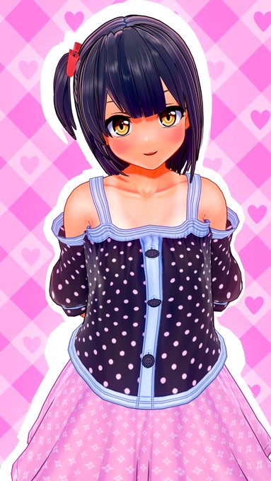 @kstm_nono ありがとうございます～!
姉妹っぽく見えてよかったです👭
ただもうちょっとロリ感を出す方向でお手入れしました↓ 