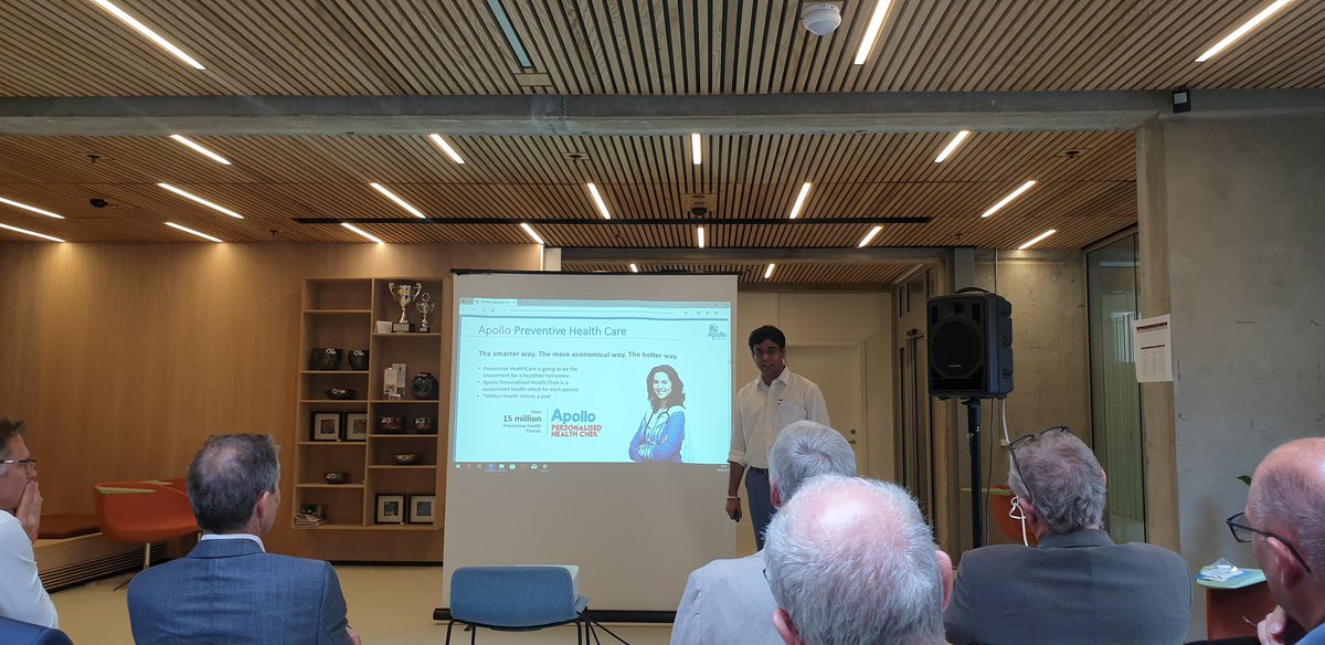 RuffSusie's tweet photo. Interesting presentations from 3 different hospital groups from India. Need for Health Tech to support the huge population and prevention on the agenda. #HealthTech #sundhedsteknologi #welfaretech #danishhealthtech @DanishMFA https://t.co/AzXHISmWAp