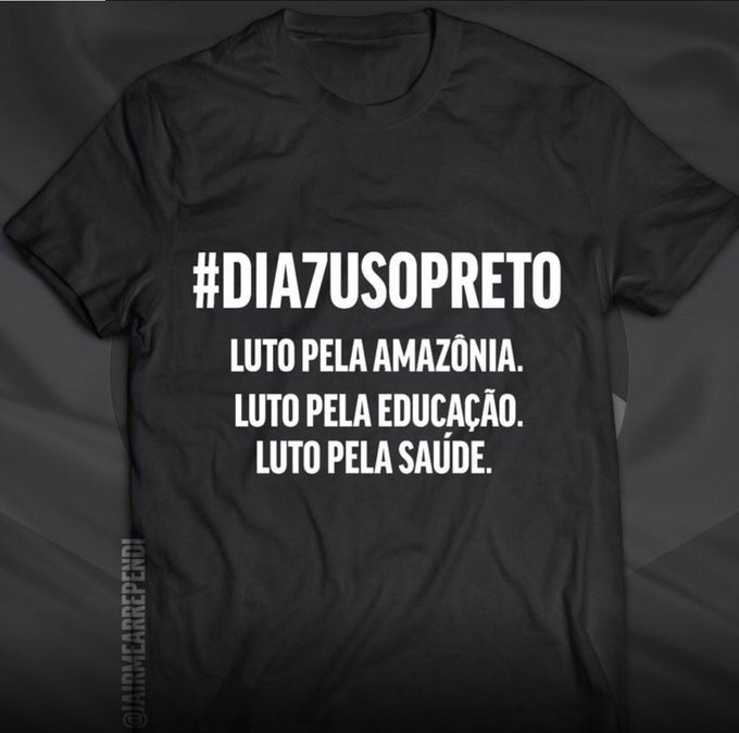mtecasilvaLula's tweet photo. Vamos a luta #Dia7EuVouDePreto https://t.co/h7qJusUG7p