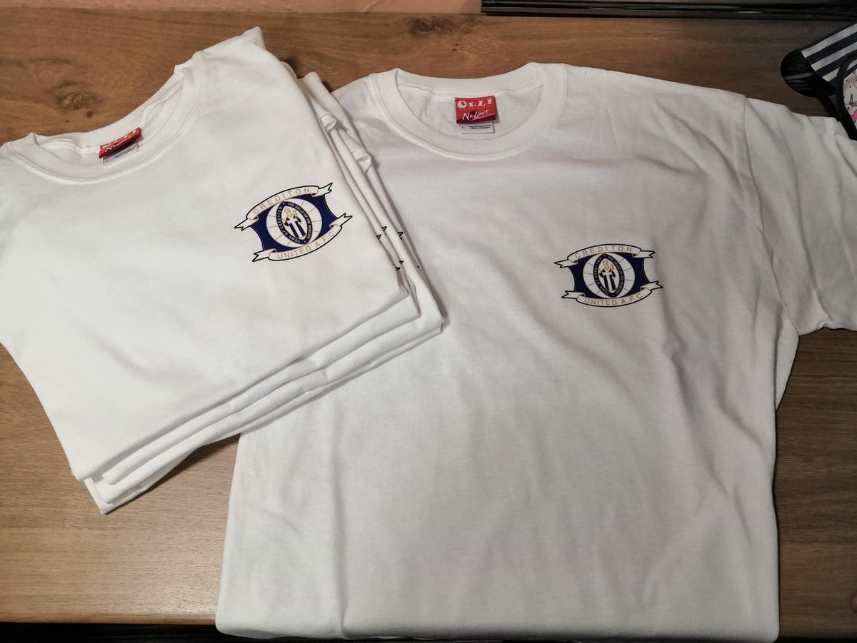AcePrintwear's tweet photo. Good luck to @CreddyAFC with your game this weekend in the Devon &amp; Exeter Football League! ⚽️⚽️ Hope you all smash it!

#football #crediton #devon #league #local https://t.co/8d9i1gBpwM
