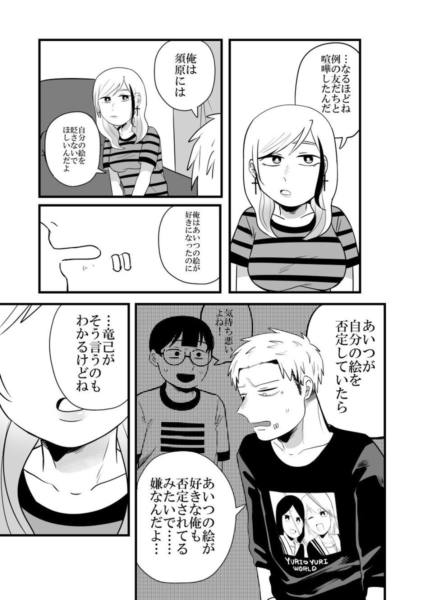 #百合好きの男子高校生の話
百合男20話 