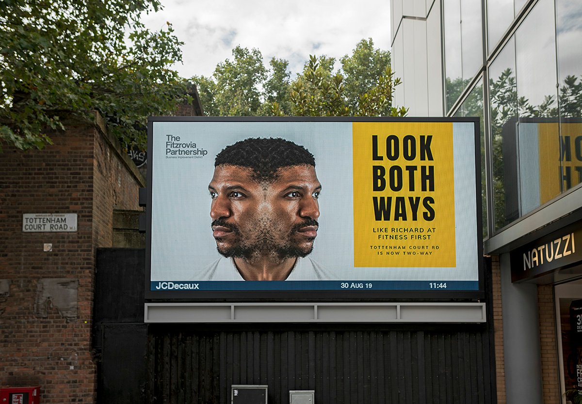 stackagency's tweet image. As Tottenham Court Road residents, we've just launched a campaign urging pedestrians to 'look both ways' when crossing the now two-way street. In collaboration with @FitzPartnership and members of the TCR community.

thedrum.com/creative-works…