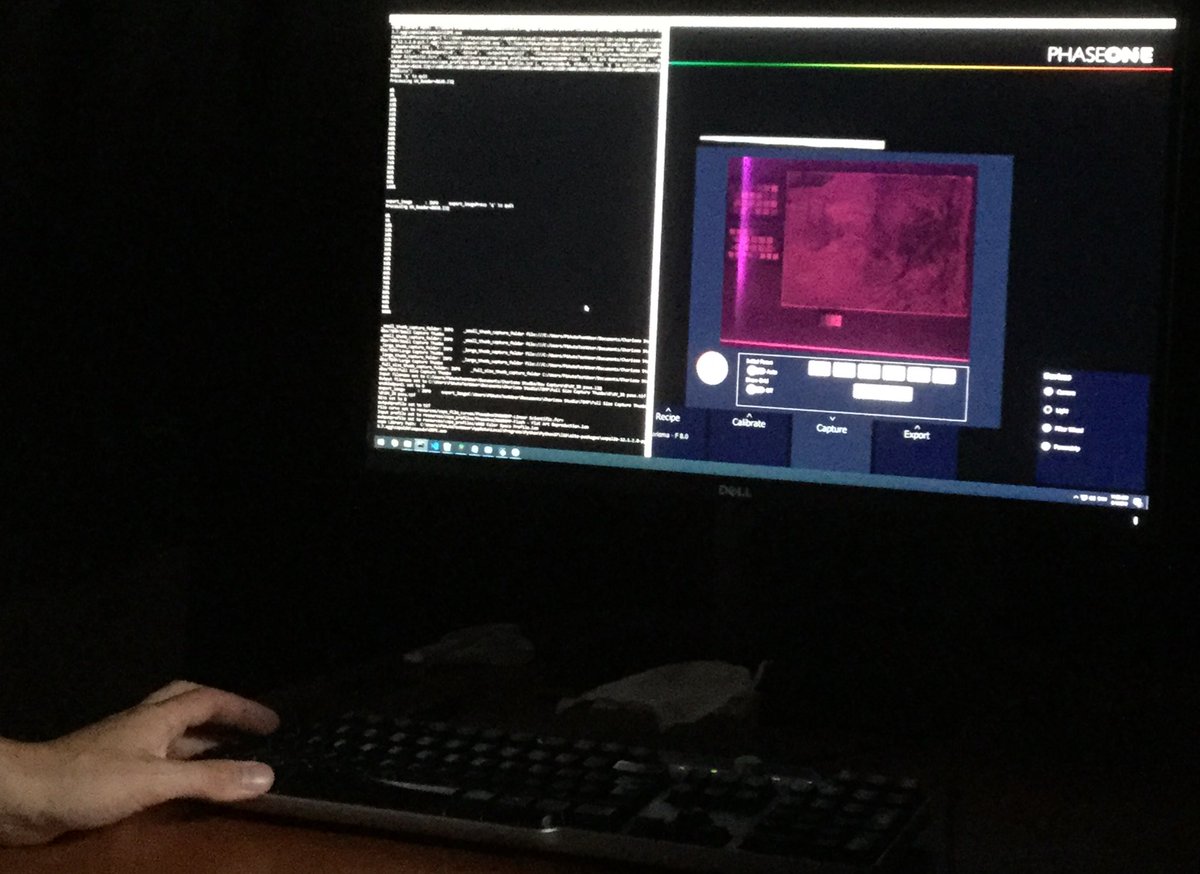 Lisbet_Tarp's tweet photo. Event of my day: @PhaseOnePhoto demo of #rainbow edition using material from @smkmuseum #Arthistorian back to basics securing the scientific foundation #imagetheory #digitalarthistory automatic #workflow #multispectral imaging and a cool #iXG camera #NyCarlsbergfondet @DFF_raad https://t.co/LE3giFTLU8